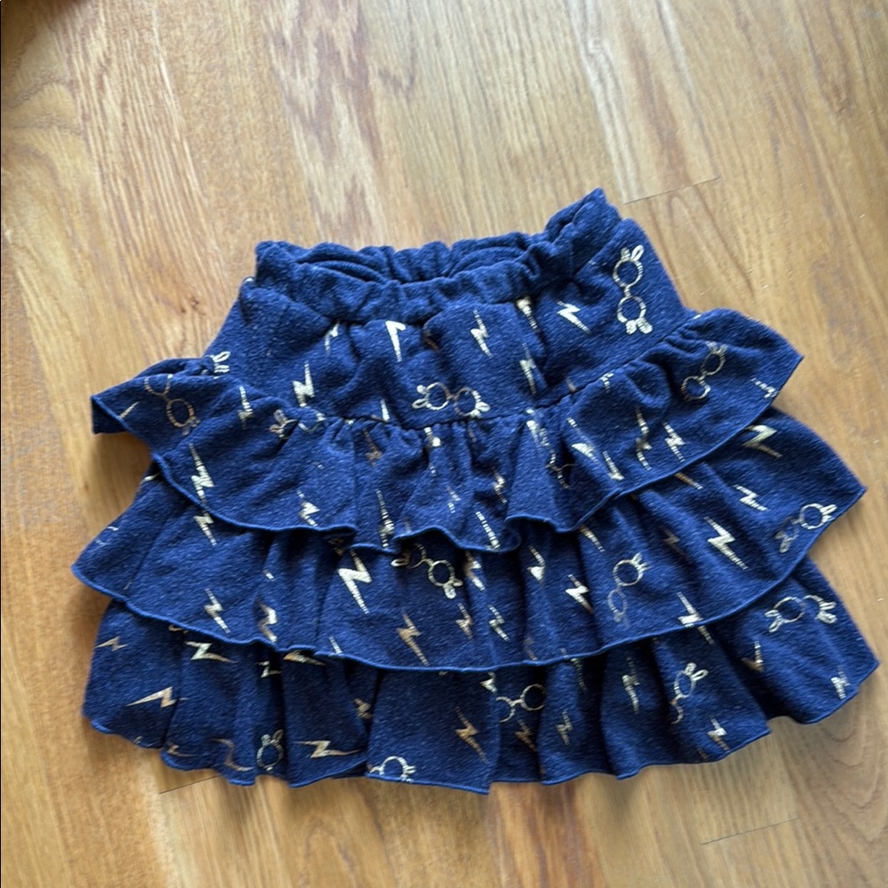 Chaser x Harry Potter Navy and Gold Kids Skort